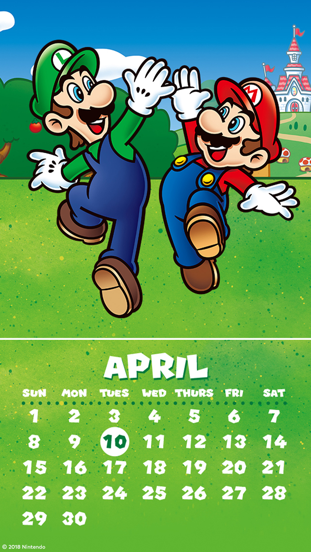 my.nintendo.com/Calendar - April 2018 - Mario Bros/SiblingDay_April_Calendar_[640x1136].jpg